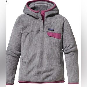 Patagonia Retool Fleece hoodie in tailored gray nickel x-dye XL